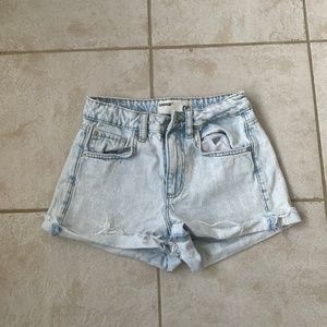 Denim shorts